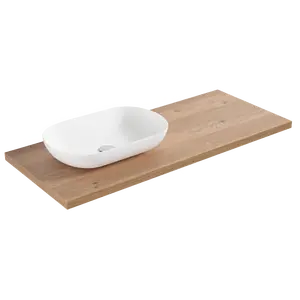 Drvena kupaonska ploča za nadgradni umivaonik