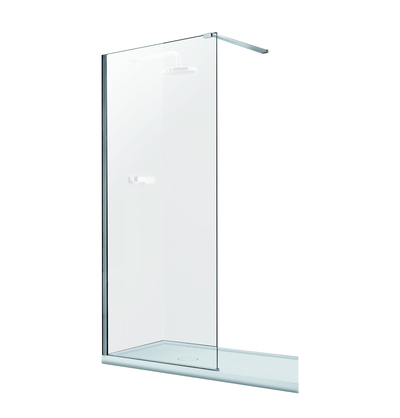 Tuš stijena za walk-in tuš kabine srebrni profil dimenzije 120x200 cm