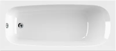 Bijela ugradbena kada s oblogom dimenzije 170x75 cm Aquaestil Korana